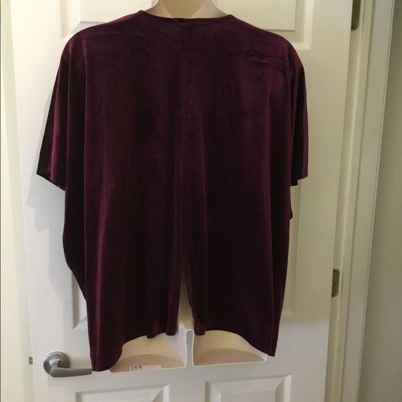 STEVE Madden topper OSFM burgundy w/sparkle - Picture 4 of 5